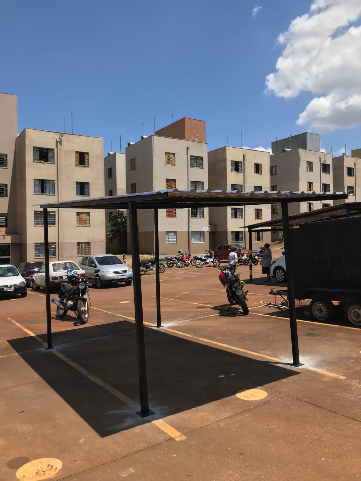 Cobertura para estacionamento